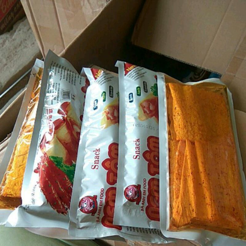 1 gói miếng mỏng thơm cay tên nem tôm 🌹chay