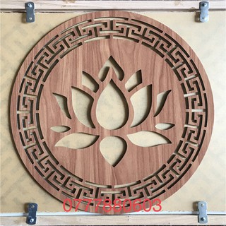 Bông sen ốp tường bàn thờ trang nghiêm