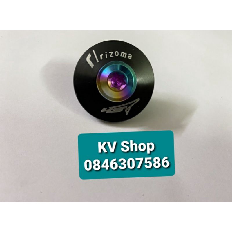 Bịt chân gương SH/ SH Mode kèm ốc titan xanh lục bảo