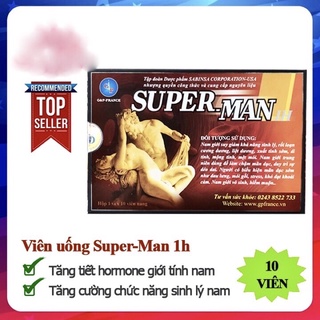 Super Man 1h G&P - Bổ thận tráng dương , tăng cường sinh lí nam giới