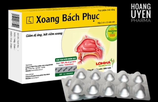 [Tích điểm chính hãng] Xoang Bách Phục - Hộp 20 viên