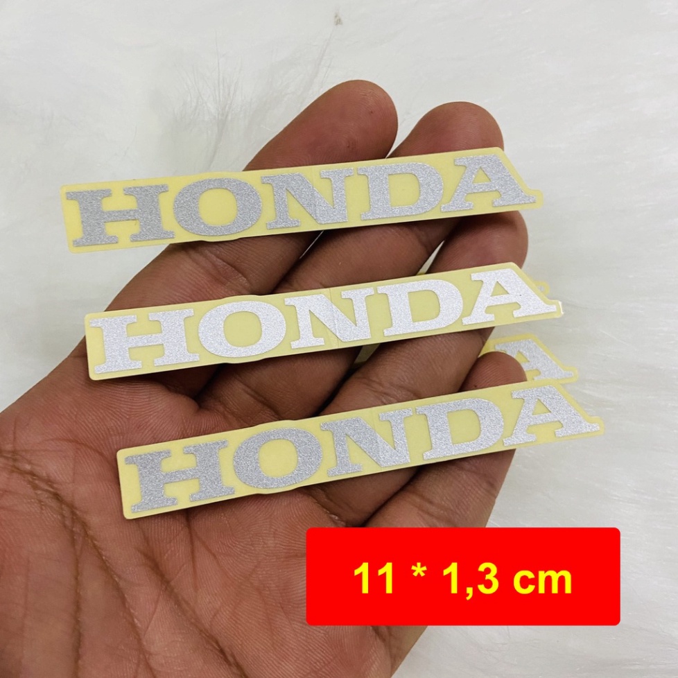 Tem logo HONDA đủ kích cở sử dụng dán mặt nạ, cánh bửng, mu rùa xe WAVE, VARIO, AB, CICK THÁI, VISION
