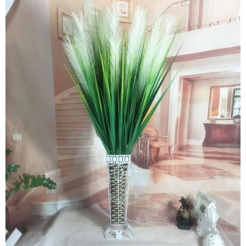 Cành bông lau dài 1,4m decor siêu đẹp