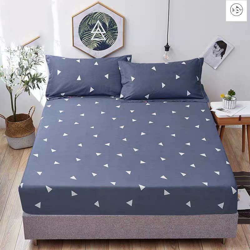 Bộ drap giường đơn kí túc xá cotton poly Lidaco cỡ 1m và 1m2 x2m, 1m4x2m và 2m2x2m | WebRaoVat - webraovat.net.vn