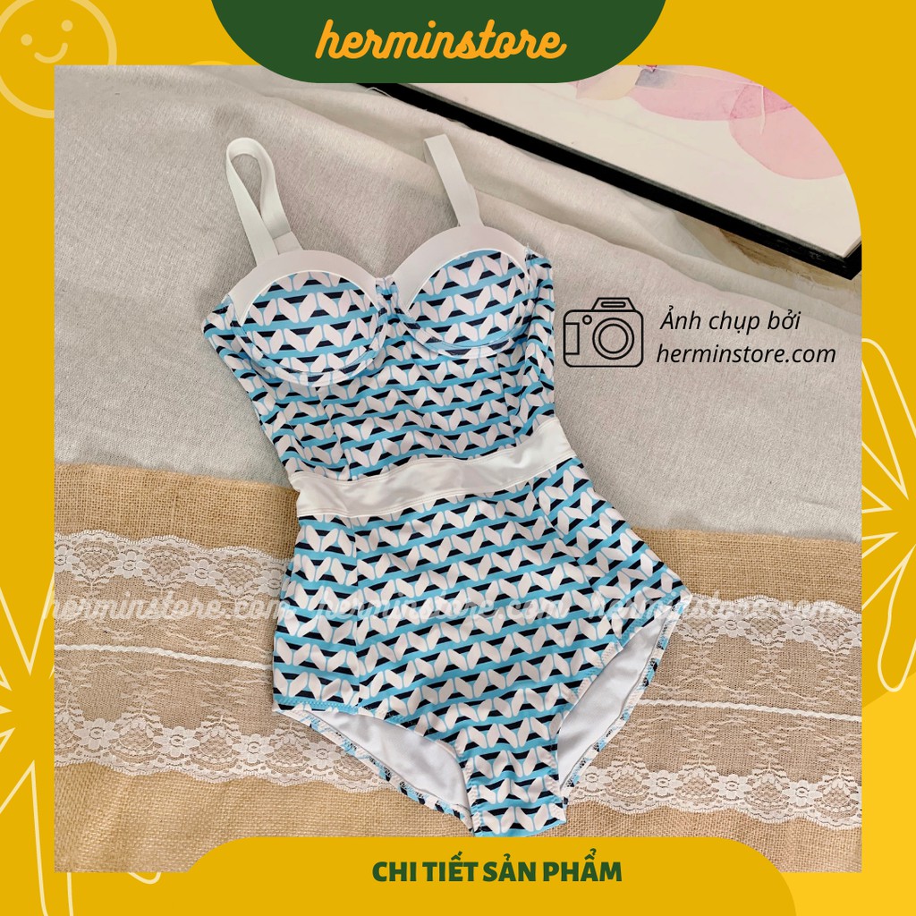 Bikini 1 mảnh cúp ngực sexy - Bikini đi biển kiểu dáng liền thân cực tôn dáng - Mã BNL05