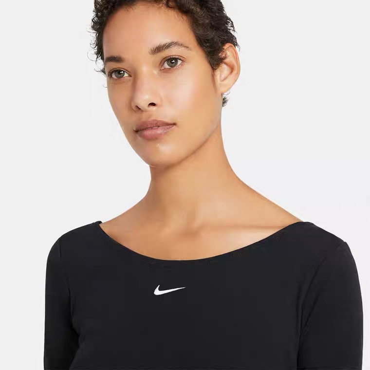 NIKE Áo Thun Thể Thao Tay Ngắn Cho Nữ Cz9813-010 + + + 100% Chính Hãng