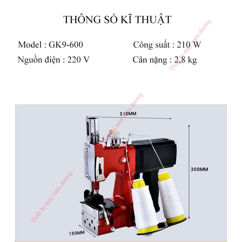 Máy khâu bao hai kim hai chỉ  KACHI GK9-200 may bao tải công nghiệp