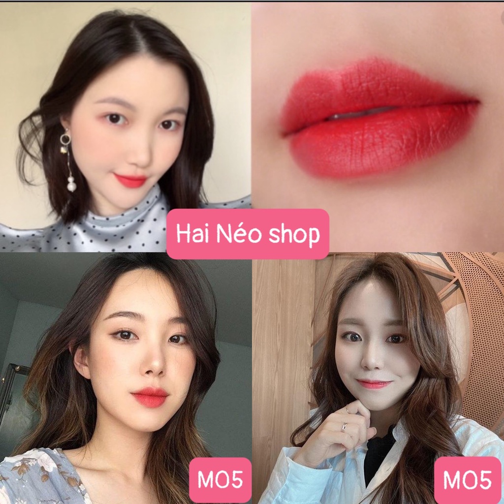 [ĐỌC KỸ MÔ TẢ] Son Lì dạng bấm Eco Soul Kiss Button Lips Matte The Saem (Hàn Quốc)