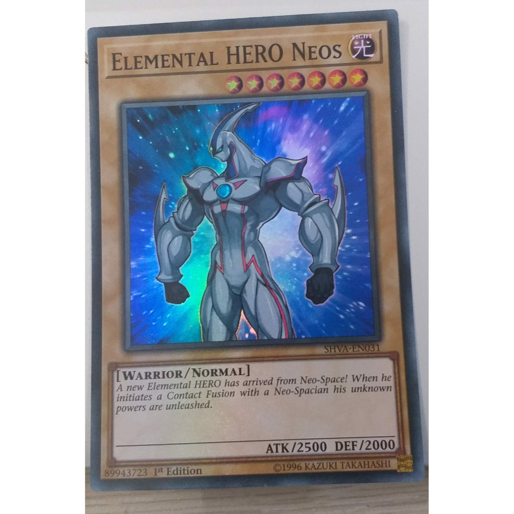 Thẻ bài YUGIOH - Elemental HERO Neos - SHVA-EN031 - Super Rare