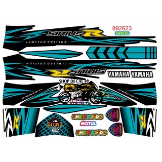 Tem Chế Sirius 50 Và 110 Xăng Cơ Mẫu Chữ R MS 892623 - Tem Rời Sirius 3 Lớp Cao Cấp