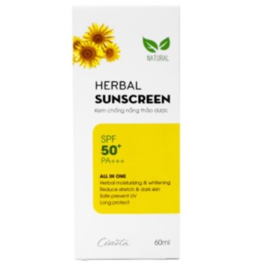 Kem Chống Nắng Thảo Dược Cenota Herbal Sunscreen SPF 50+ 60ml - TN001