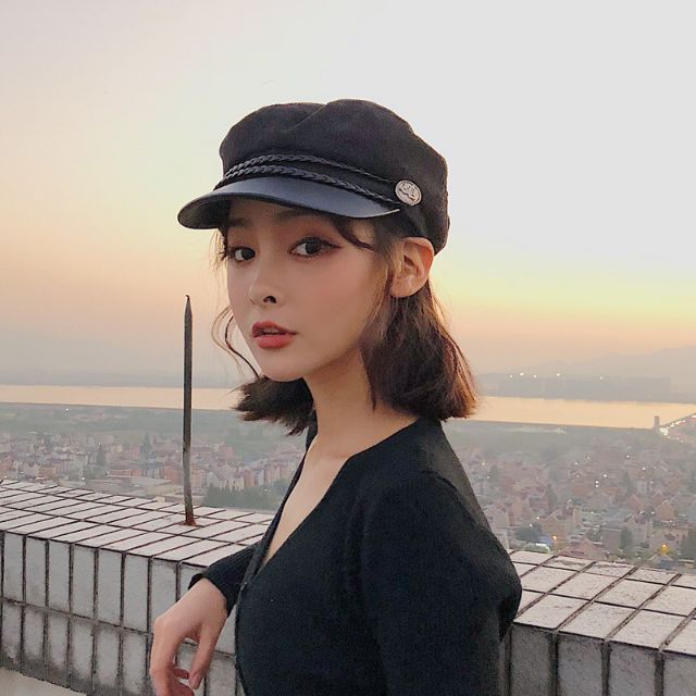 Nón NewBoy Phối Da