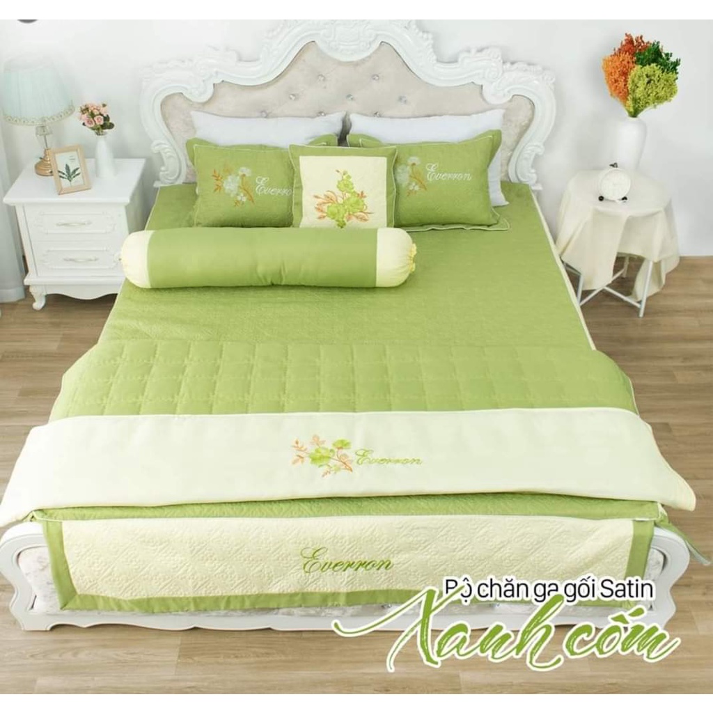 Vỏ gối đầu Cotton satin trần bông nhiều màu - 45cm x 65cm (được chọn màu) | BigBuy360 - bigbuy360.vn