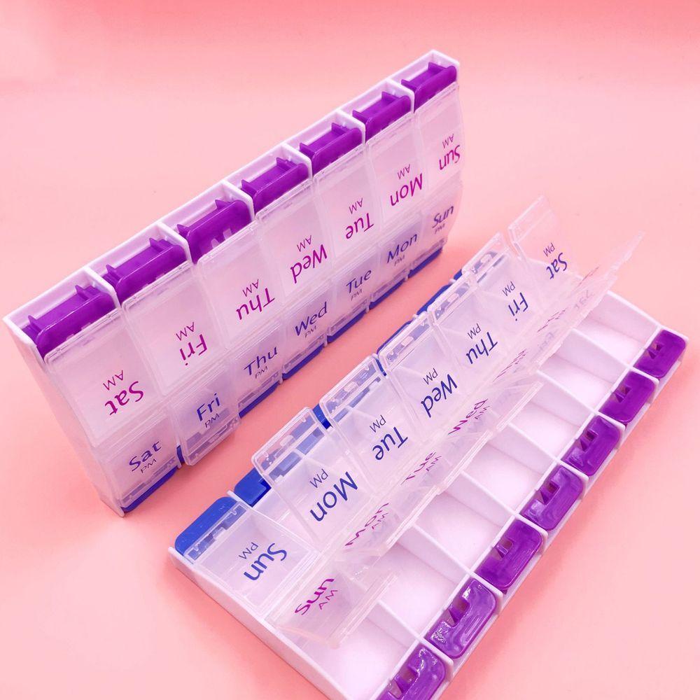 Hộp Đựng Thuốc Viên Có Nút Nhấn Chống Nước Tiện Dụng