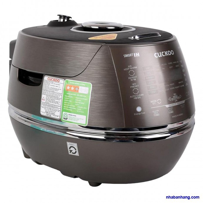 NỒI CƠM ÁP SUẤT ĐIỆN CAO TẦN CUCKOO CRP-CHSS1009FN DUNG TÍCH 1.8L