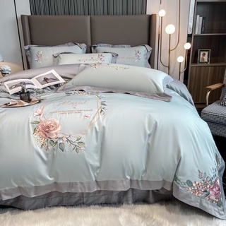 Set Chăn Ga Gối Lụa Luxury 100s ( Set 4 món )