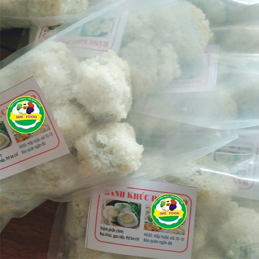 Set Bánh Khúc Đóng Túi Chưa Hấp - Món Ăn Cổ Truyền Bảo Quản Lâu Dài