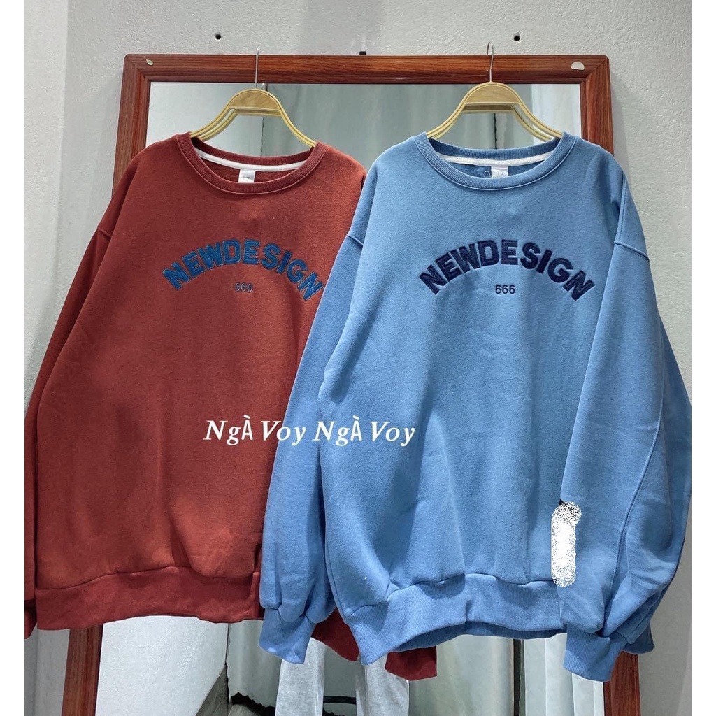 Áo Sweater Nỉ Nam Nữ Form Rộng Tay Dài Unisex Samsam4896