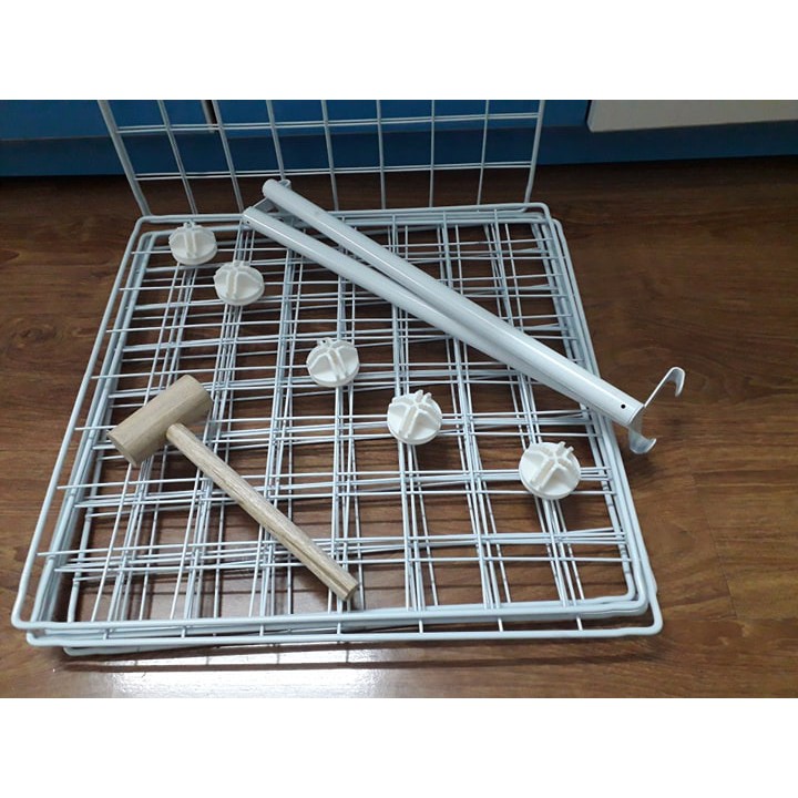 GIÁ SỈ TẤM LƯỚI SẮT LÀM KỆ, TỦ, DECOR, CHUỒNG THÚ CƯNG MÀU ĐEN, TRẮNG KT 35X5CM