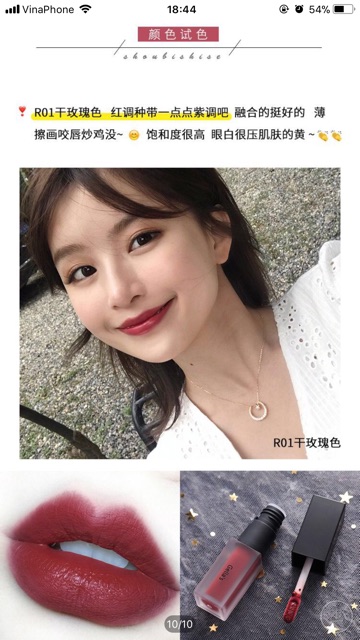 Son kem lì Gella’s Matte hàng nội địa trung | BigBuy360 - bigbuy360.vn