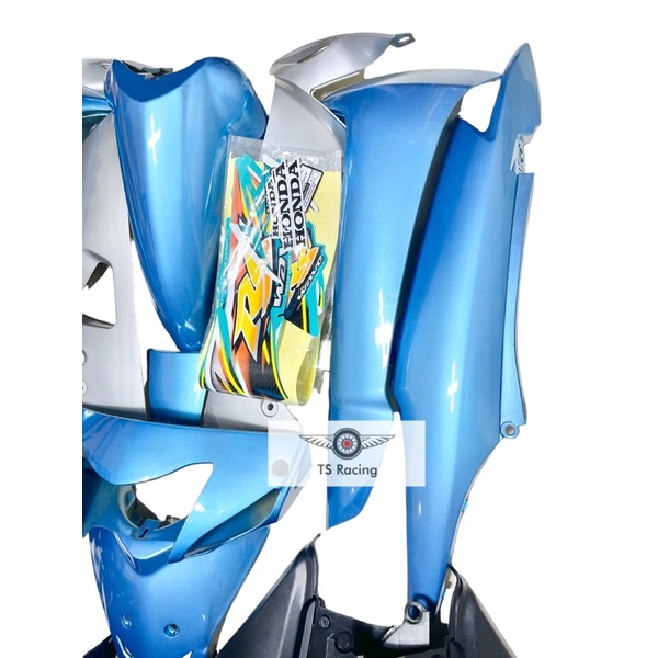 Dàn áo wave rs xanh dương - tặng team 3 lớp