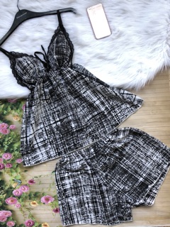 Set bộ voan mặc nhà mát mẻ