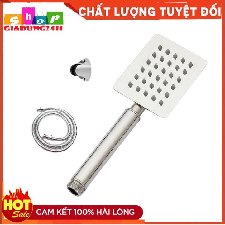 Bộ dây bát sen vuông INOX 304 cao cấp SUWA -Giadung24h