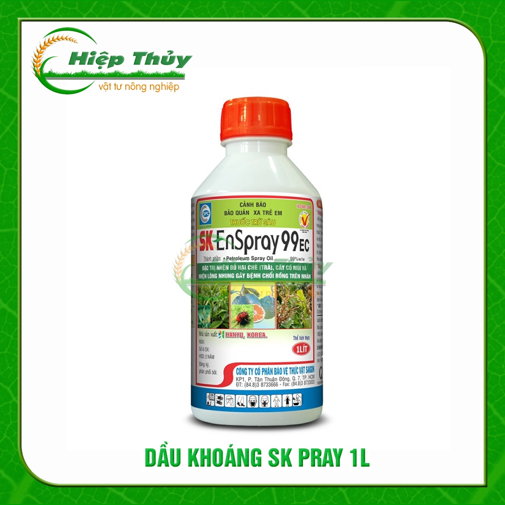 Dầu khoáng SK Pray 1L- chế phẩm hữu cơ cho khu vườn xanh | chai 1 Lít