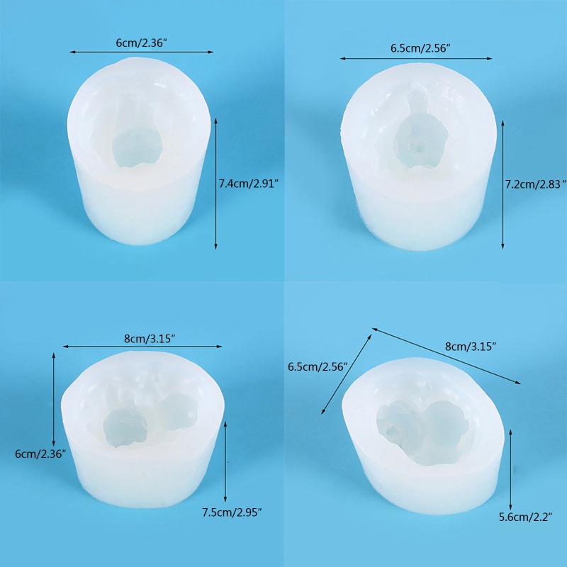 Khuôn Silicone Làm Xà Phòng Hình Mèo Đáng Yêu