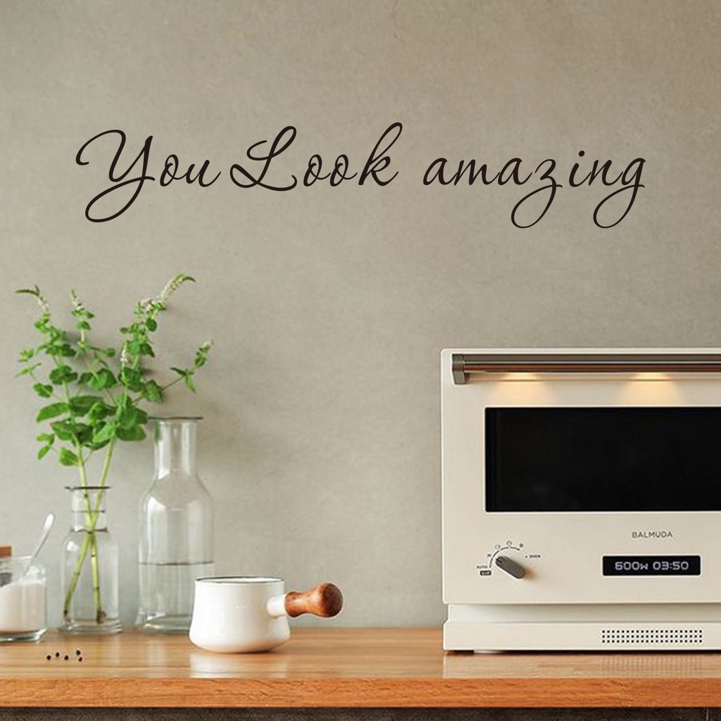 Decal dán tường trang trí phòng ngủ/phòng khách/văn phòng 3.9 X 17.7