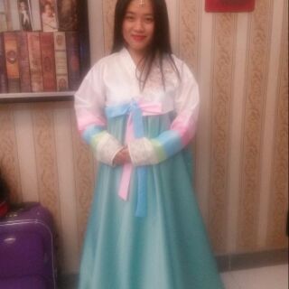 Bộ hanbok free size từ 40_60kg