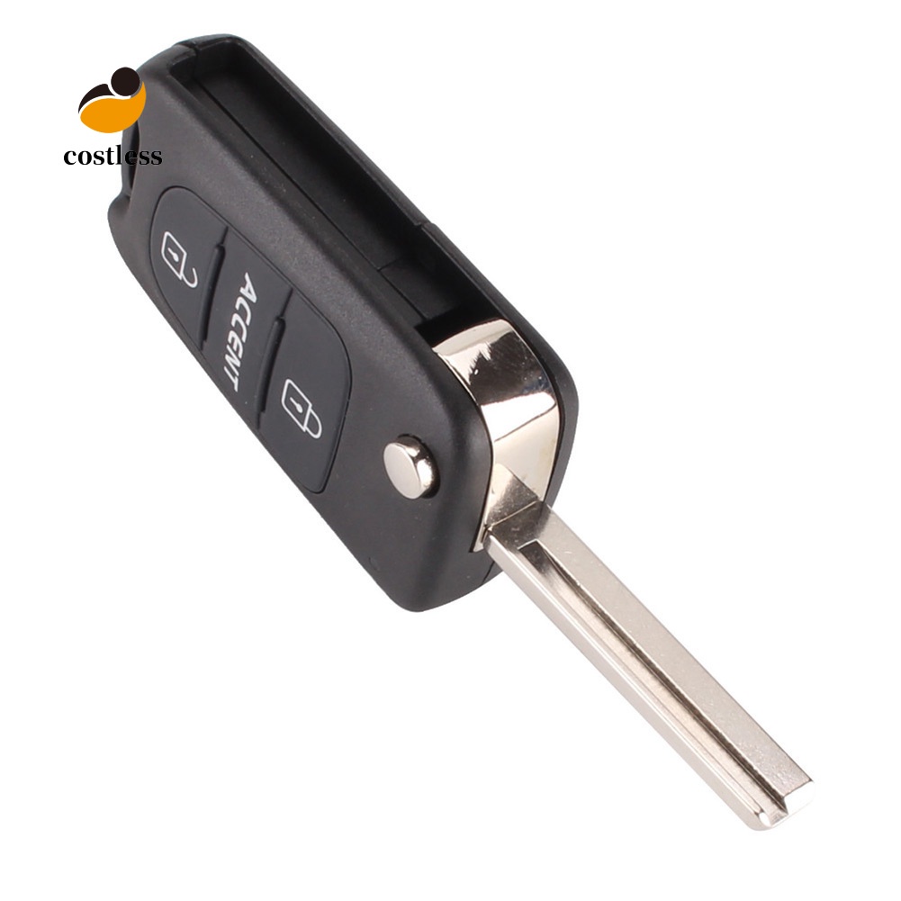 Túi Đựng Đồ Dùng Cao Cấp Tiện Dụng| Vỏ ChìA KhóA ĐiềU KhiểN Từ Xa, 3 NúT BấM Cho Hyundai Accent