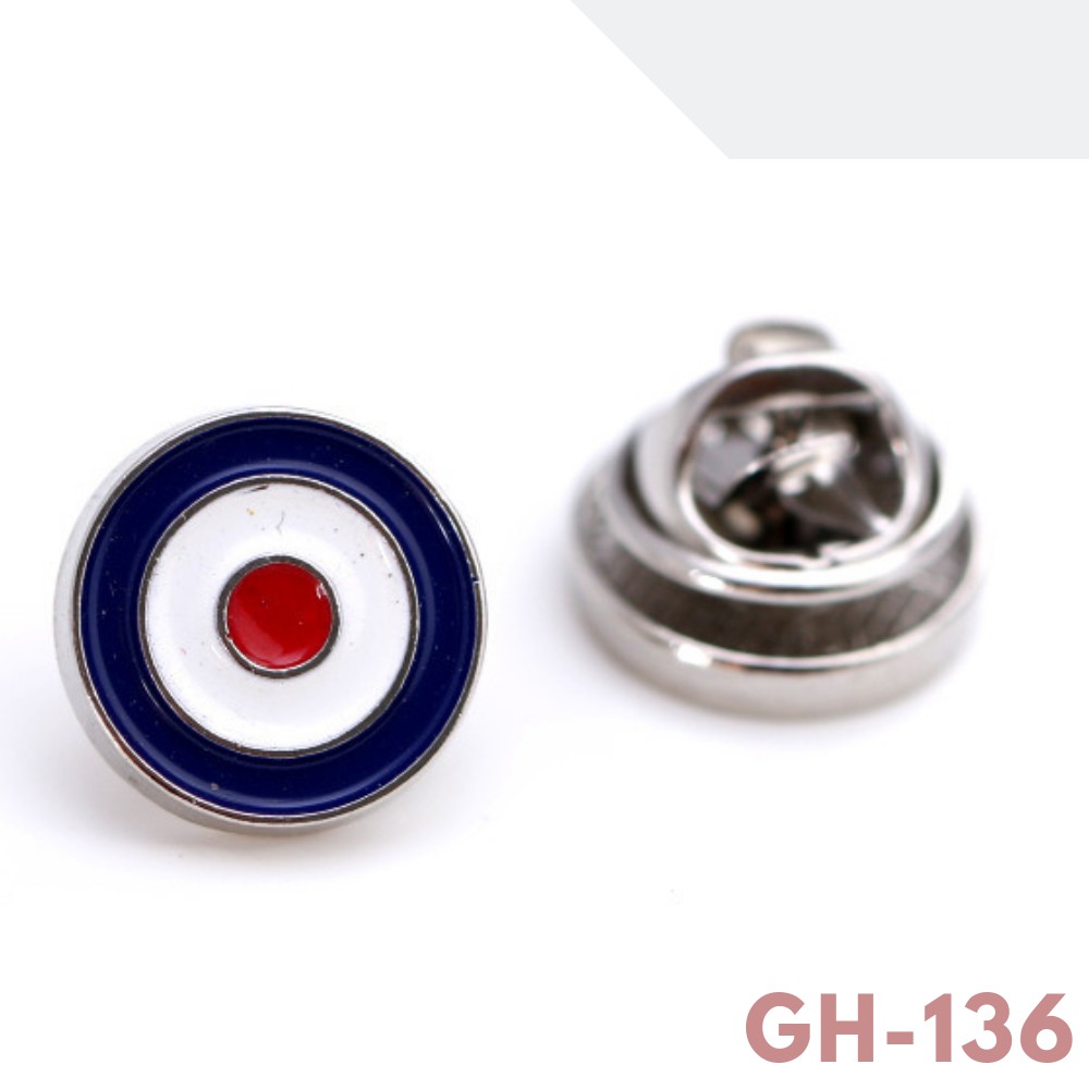 Ghim cài áo Vest Nam và Sơ mi Nam nữ hình vòng tròn mini 1,3cm {Ghim cài áo, Phụ Kiện cài áo - AdamZone}
