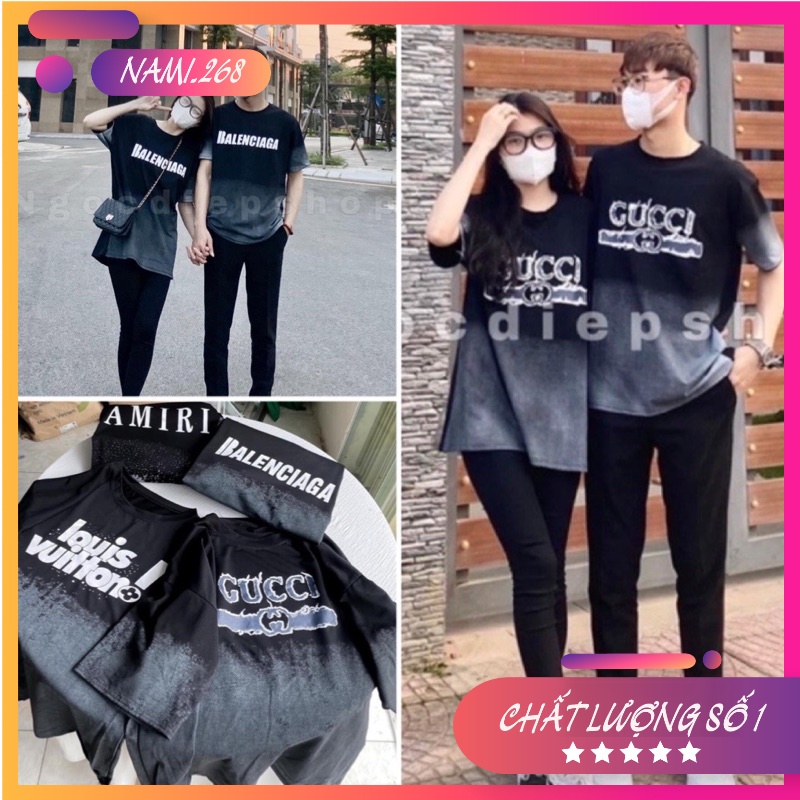 Áo Thun Tay Lỡ Loang Unisex Hình Độc Lạ Form Rộng Siêu Hot (Có sẵn, Ảnh Thật)
