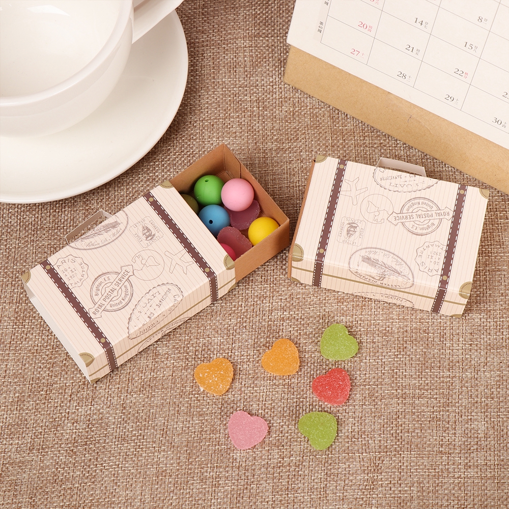 Bộ dụng cụ 10/20 vật dụng làm hộp gói quà xinh xắn cho tiệc sinh nhật KRNY