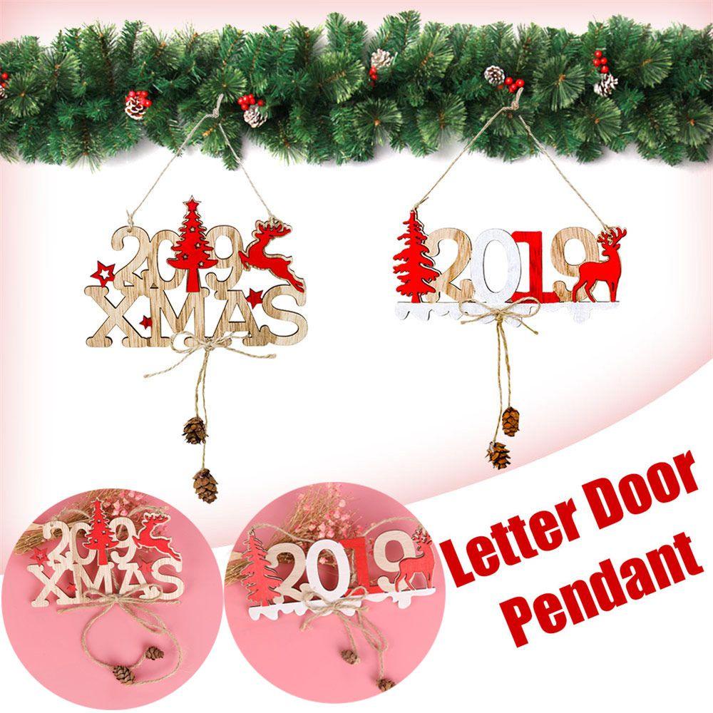 Thẻ Treo Trang Trí Giáng Sinh Chữ Merry Christmas