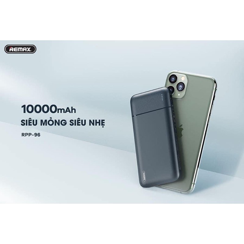 Sạc dự phòng remax công suất 10000mAh (chính hãng)