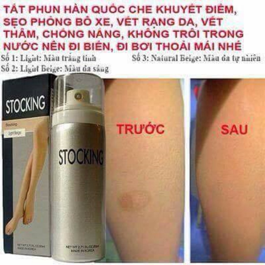 Tất phun chân Trang điểm cho đôi chân, tay, lưng stocking hàn quốc | BigBuy360 - bigbuy360.vn