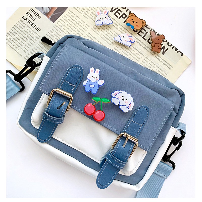 Ghim huy hiệu cài áo quần, balo, cặp, túi xách tote phong cách ulzzang Hàn quốc vintage, trâm pin cài áo acrylic cute