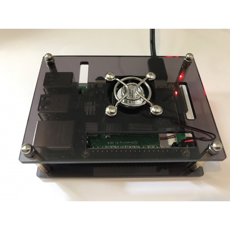 Case kèm quạt, tản nhiệt cho Raspberry Pi 4, Pi3, | BigBuy360 - bigbuy360.vn