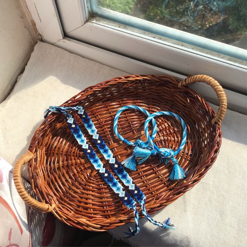 Vòng ombre xanh biển