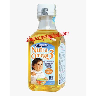 Dầu Dinh Dưỡng Cá Hồi NUTRA OMEGA 3 - 240ML (TRÊN 7 THÁNG)