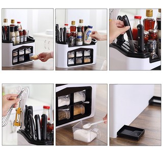 Khay đựng gia vị và dao đũa