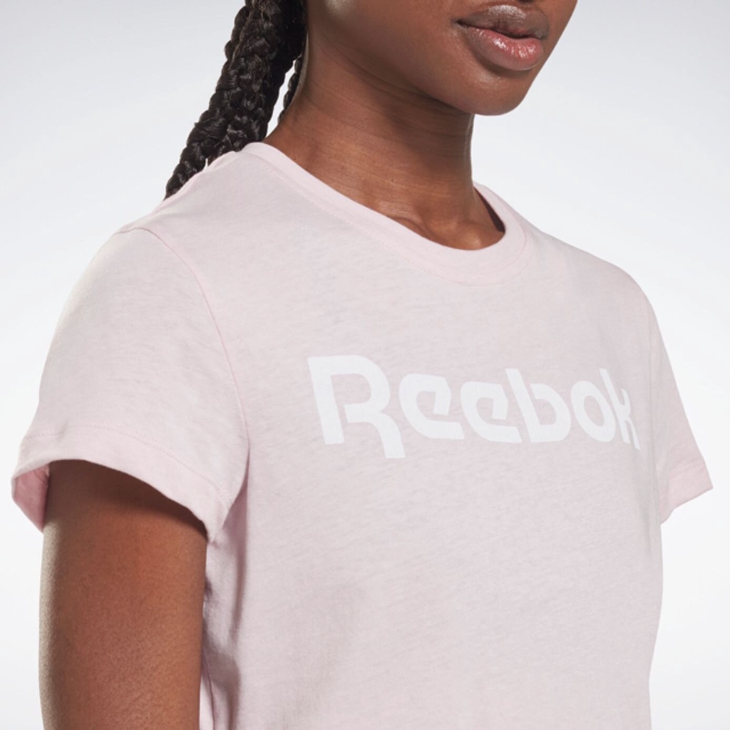 Reebok TRAINING Áo thun Tập luyện Nữ Essential Graphic Tee Màu frost berry H50981