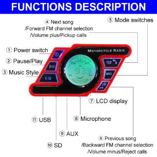 Bộ loa Bluetooth có báo động cho xe máy