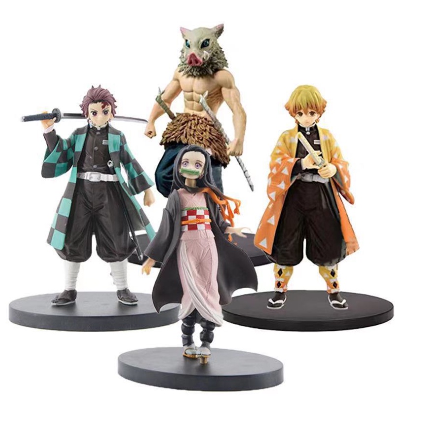 Mô Hình Đồ Chơi Nhân Vật Kimetsu No Yaiba Nezuko Tanjirou Zenitsu Thiết Kế Sáng Tạo