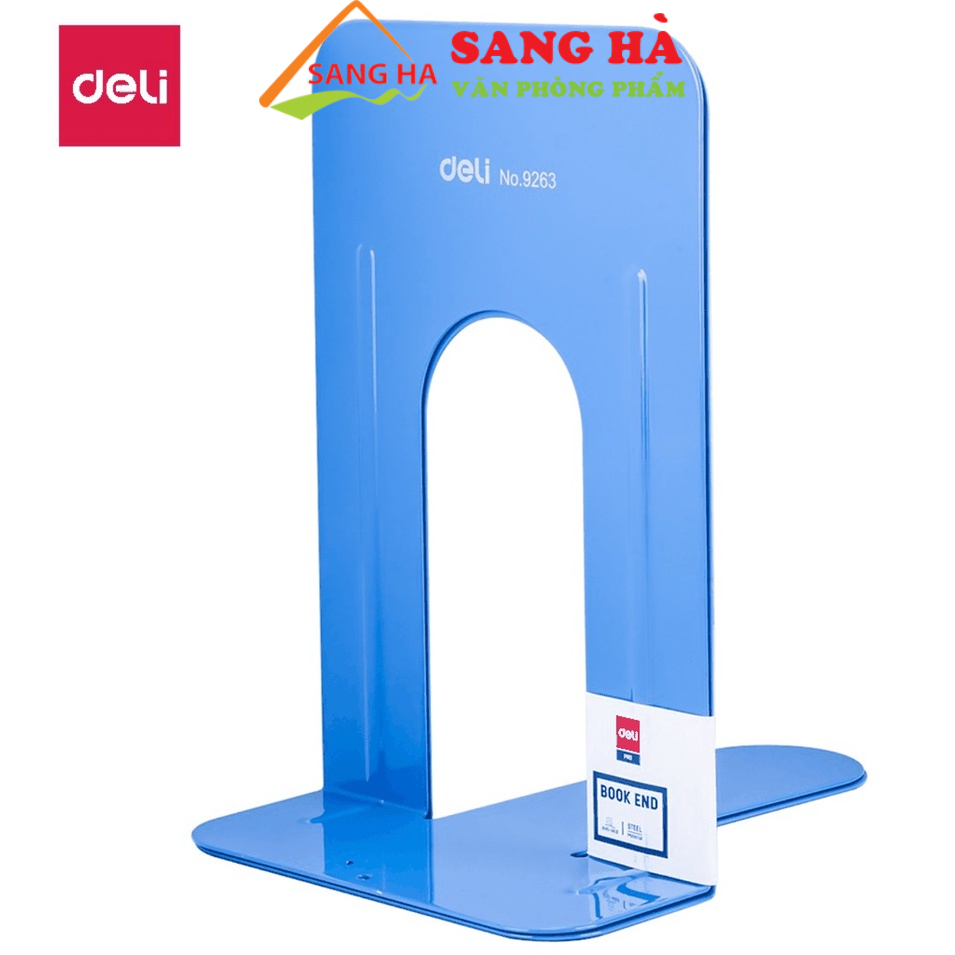 2 cái/1 Cặp Chặn Sách DELI 9262 nhỏ và 9263 Lớn - Hàng chính hãng Deli
