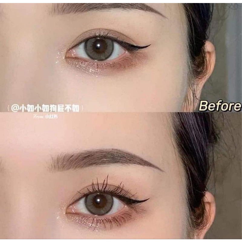 Kẻ mắt Kiss me Heroine Make Smooth Liquid Eyeliner - đủ 3 màu Đen, Nâu và Nâu Đen nét mảnh dễ vẽ chống nước không lem