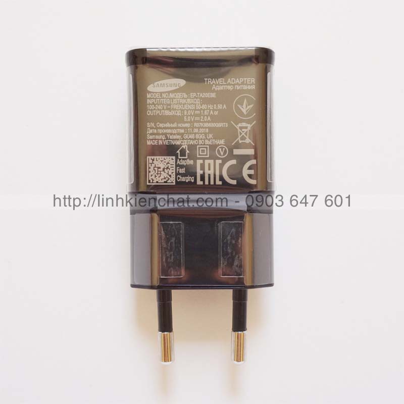 Bộ Sạc Nhanh Samsung 9V-1.67A Type-C Adaptive Fast Charging - Made in Việt Nam