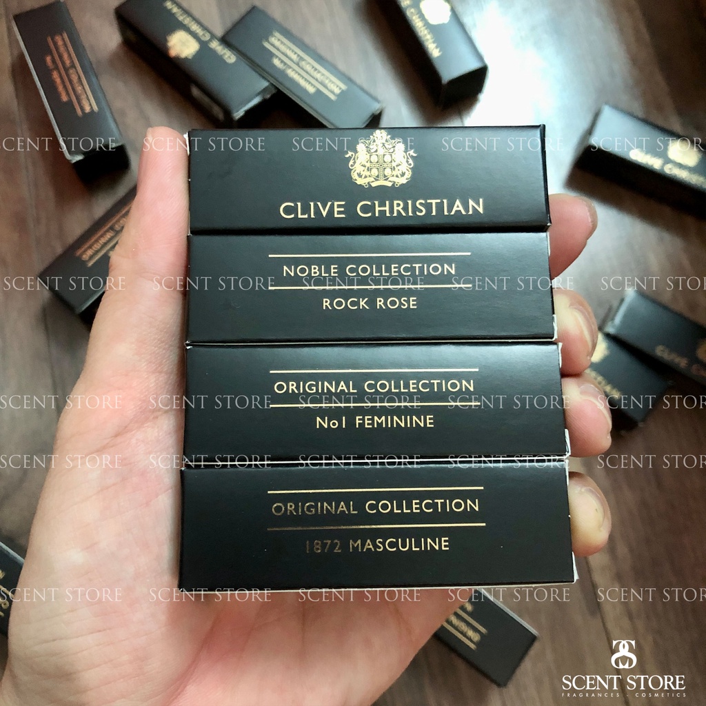 Scentstorevn - Vial chính hãng nước hoa Clive Christian Rock Rose, No1 Feminine, 1872 Masculine